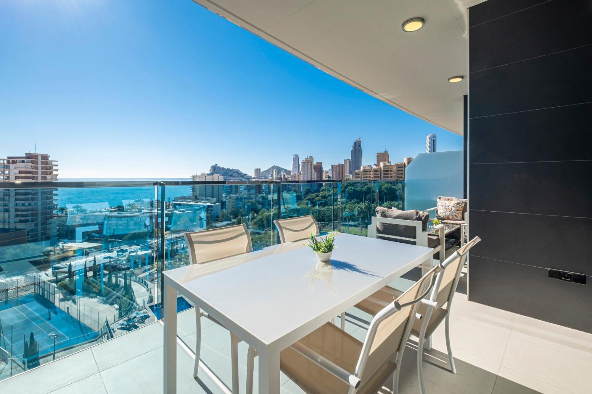 Sunset Drive Resort Apartment 4-8 Poniente Beach Benidorm Buitenkant foto