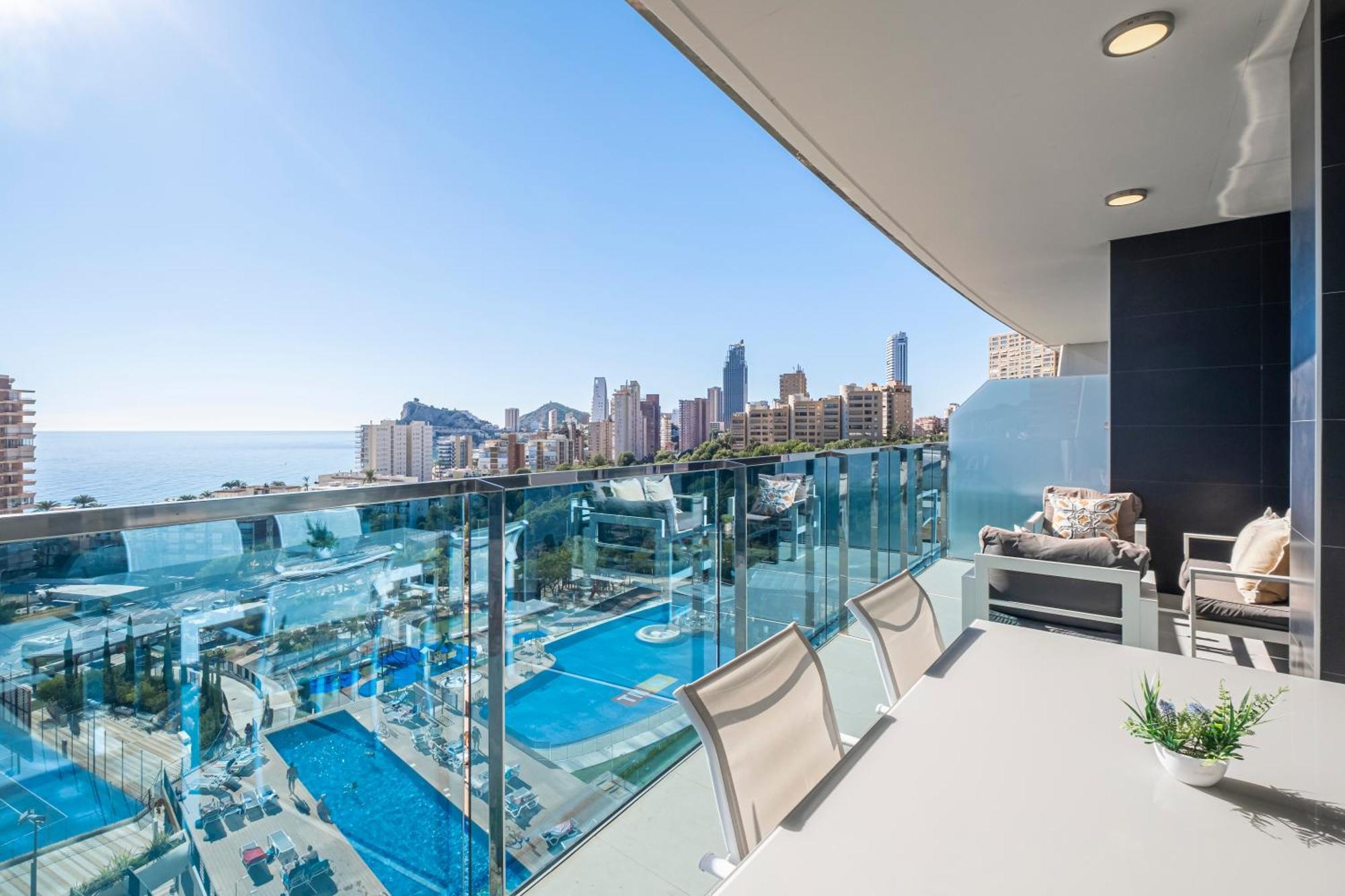 Sunset Drive Resort Apartment 4-8 Poniente Beach Benidorm Buitenkant foto